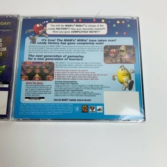 Windows Mac 2000 Math Learning M&Ms The Lost Formula Shriek The Electronic Story - Picture 6 of 6